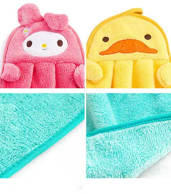 Милые Животные Микрофибры дети мультфильм Абсорбирующая сухая рука полотенце красивое полотенце для кухни использования в ванной