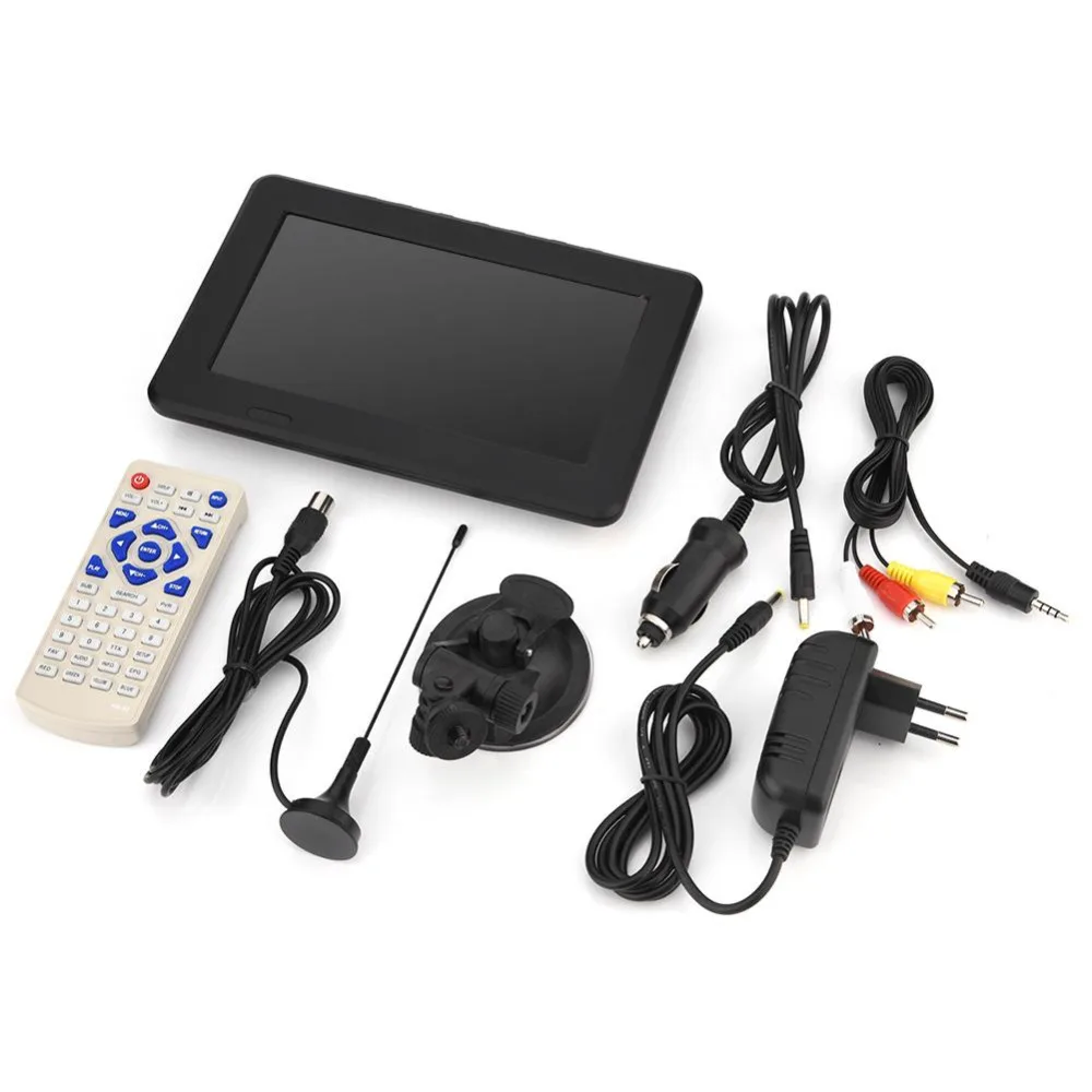 

LEADSTAR 7inch ATSC 16:9 HD Digital Analog Portable TV Color Television Player for Home Car for EU Plug