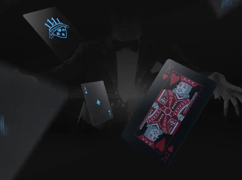 Suitable For Cardistry Party Gifts Or Other , Plus velvet storage bag Cool Playing Cards Magic Tool Playing Cards Games Poker 55pcs//Deck, Waterproof Plastic Poker Pvc Set Pure Color Black Poker Card Sets Classic Board Game