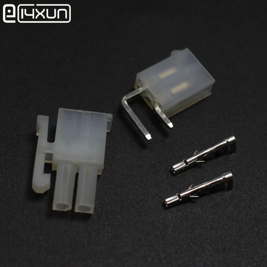 EClyxun 5 комплектов 5557 5569 2P комплект электрических разъемов 4 2 мм 2x1P ИЗОГНУТЫЙ