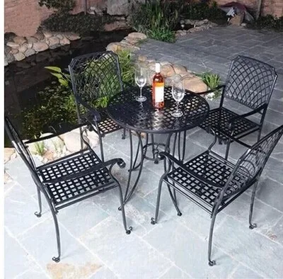 Coffee Tables And Chairs For Outdoor Patio Furniture Iron Garden Coffee Tables And Chairs For Outdoor Patio Furniture Iron Garden Balcony Wrought Combin