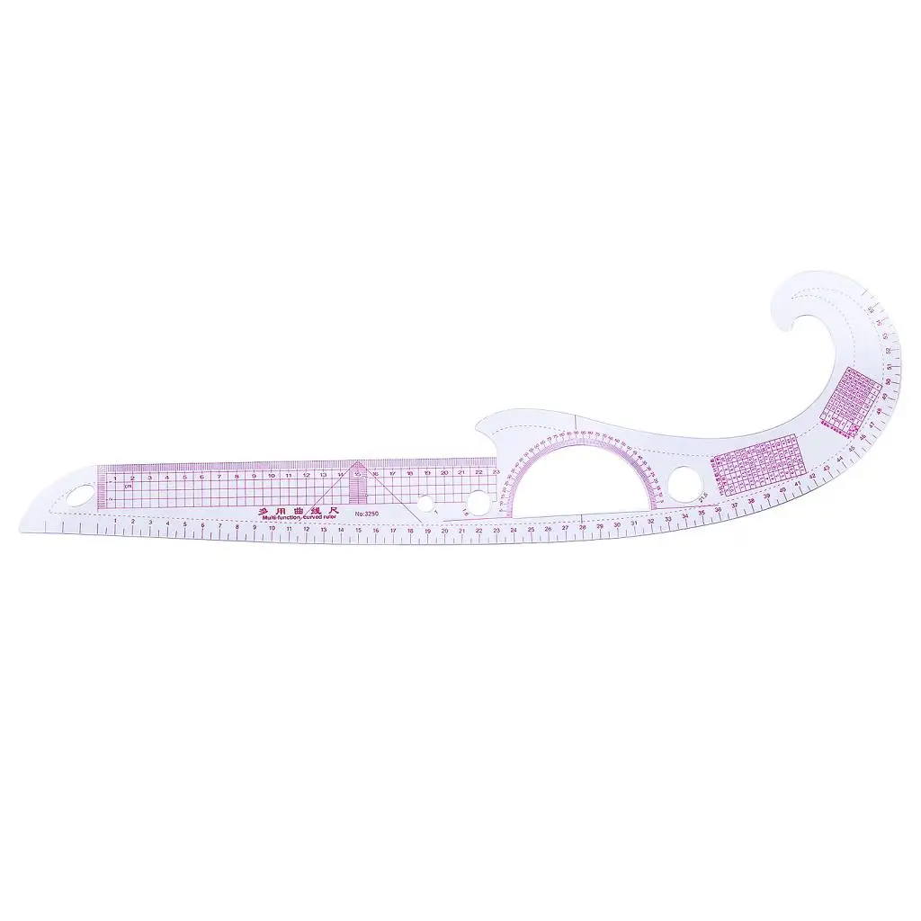 6Pcs Multi Function French Sewing Curve Ruler Set for Tailors Sewing Pattern Grading Making