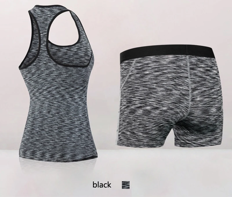 YD женский спортивный комплект для бега, спортивный жилет, топ, короткий женский костюм для фитнеса для тренировки, одежда, Быстросохнущий Спортивный костюм для спортзала, комплект для йоги