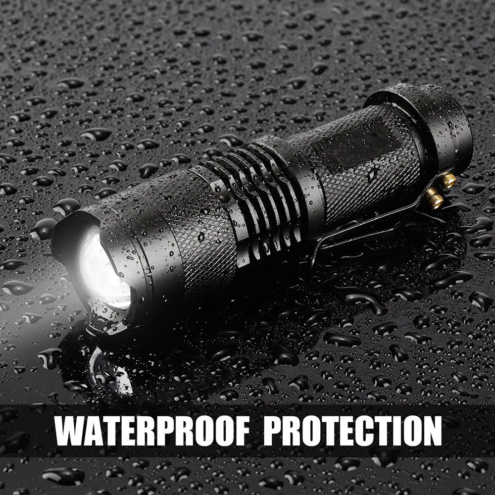 rechargeable led torch Super Brigh LED Flashlight Zoom L2 Led Lamp Bead Torch 5 Mode Mini Camping Lamp Waterproof Use 18650 Rechargeable Battery mini led flashlights