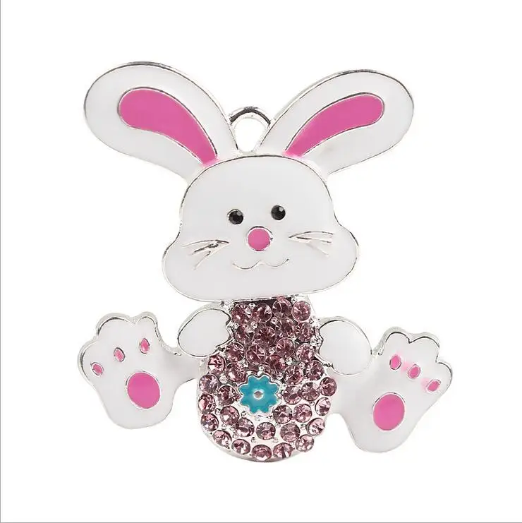 44*42mm Children Jewelry Kit Pendant Easter Bunny Pendant Holiday
