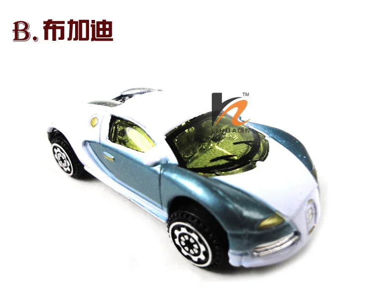 Классические игрушки! Спортивный автомобиль 1: 64 сплав Игрушечная модель автомобиля, раздвижной автомобиль случайный смешанный для ребенка Хэллоуин Рождество подарок на день рождения
