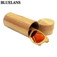 Мужские и женские винтажные бамбуковые деревянные солнцезащитные очки ручной работы