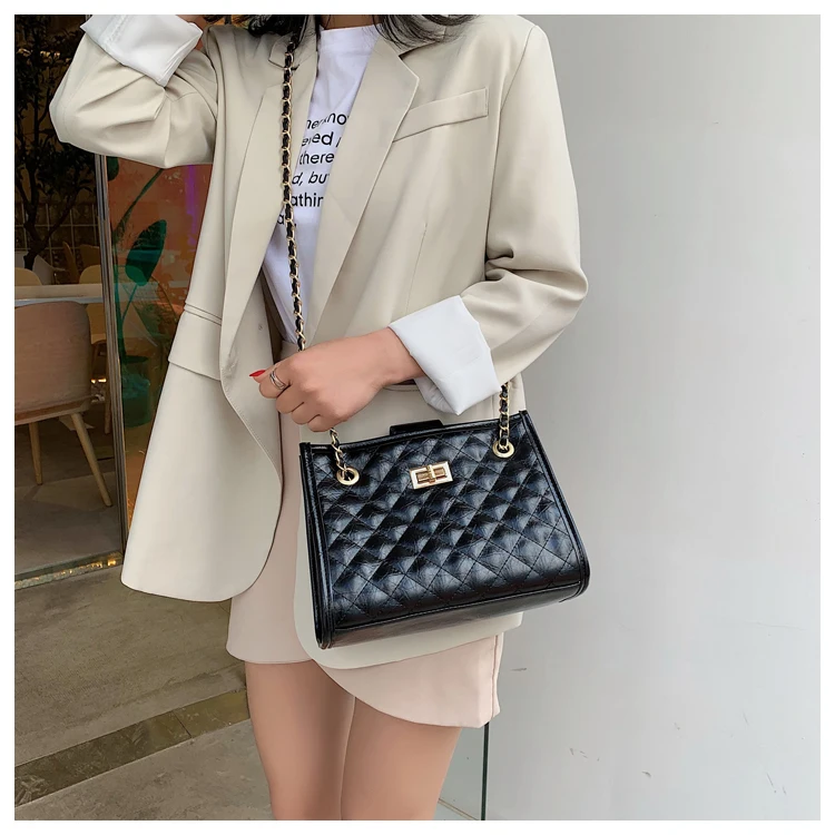 

Fshion 2 sets Women's Hanbags Ladies' lattice Messenger Weaving Strap Tide Shoulder Bags Versatile Tote Bag Hot Wholesale