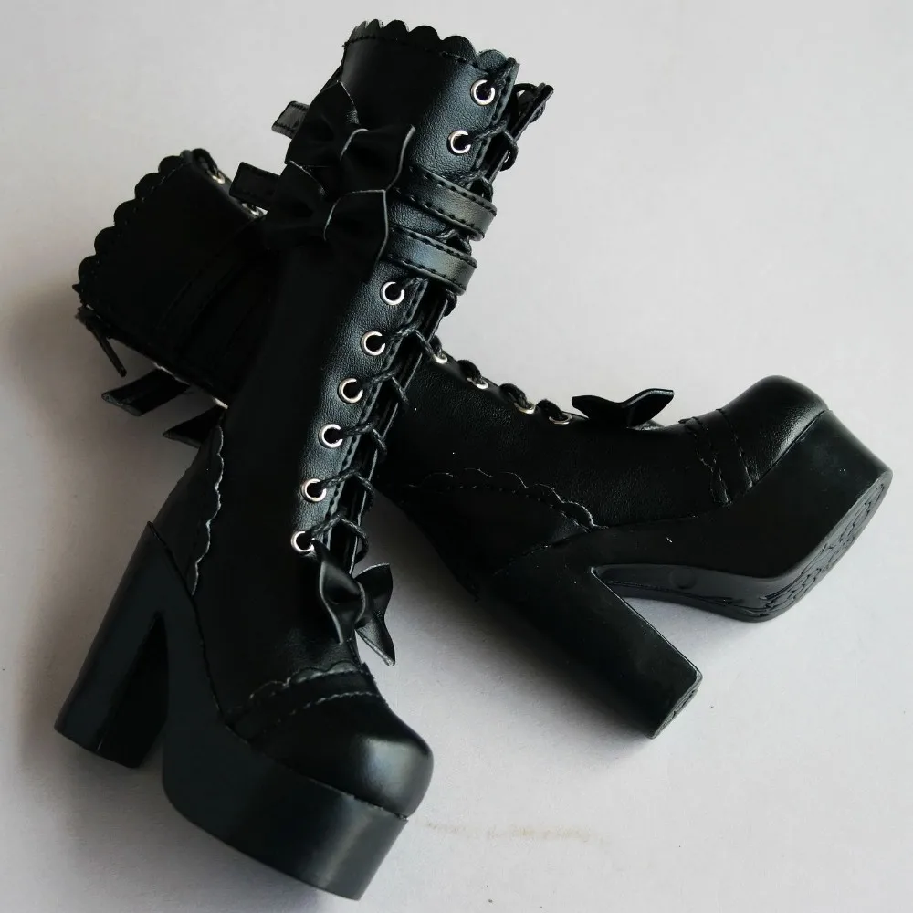 [Wamami] 49# черный 1/3 BJD SD DZ Dollfie синтетические кожаные сапоги/обувь