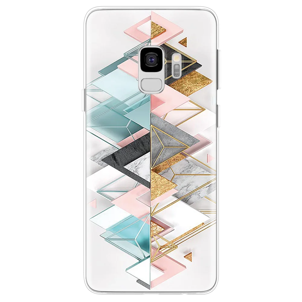 Чехол для samsung Galaxy S3 S4 S5 Mini S6 S7 Edge S9 Plus Grand Core Prime Neo Xcover 4 геометрический чехол S8