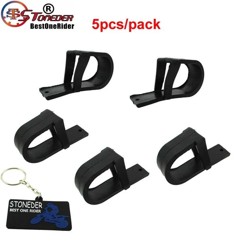 STONEDER Black Rubber Chain Slider Swingarm Protector For 50cc 70cc 90cc 110cc 125cc Dirt Pit Bike Motorcycle