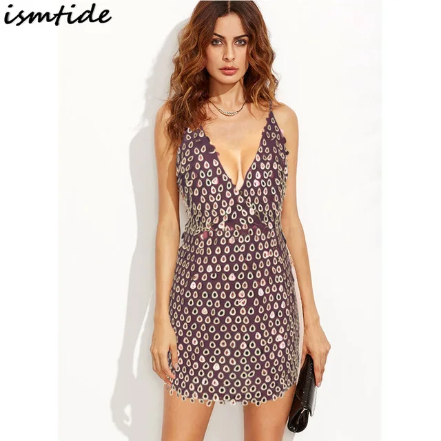 Short Dress Champagne Glitter