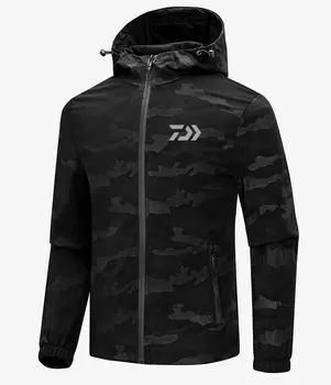 DAIWA New Men's Breathable Fly Fishing Wading Jacket Waterproof Fishing Wader Jacket Clothes Outdoor Hunting Fishing Clothing