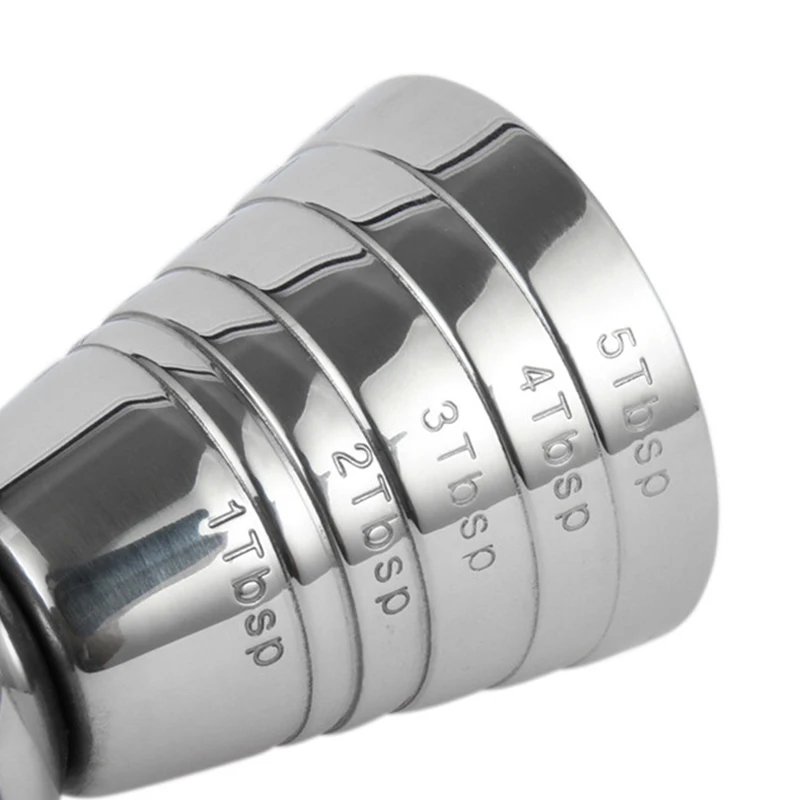 Stainless Steel Cocktail Measuring Jigger Shot Cup Ounce Jigger Bar Tools Cocktail Liquor Measuring Cup Kitchen Bar Accessories (6)