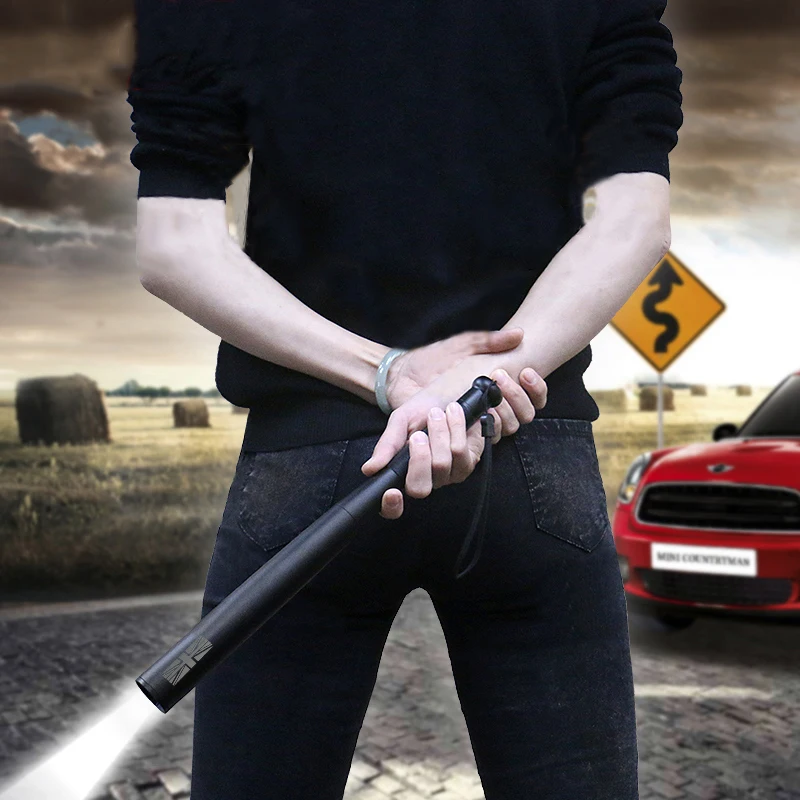 

Baseball Bat LED Flashlight Self Defense Multi-function Super Bright Baton Torch Emergency Chargeable Flashlight Car Accessories