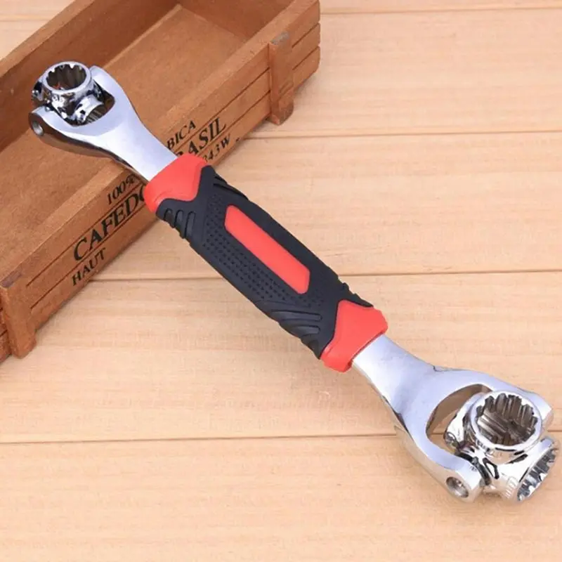 

Tiger Wrench 48 In 1 Tools Socket Works With Spline Bolts Torx 360 Degree 6-Point Universial Furniture Car Repair Hand Tool