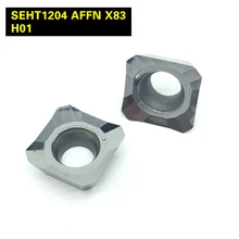 10 Шт. SEHT1204AFFN X83 H01 Алюминия лезвие резака Вставки Режущего Инструмента токарного инструмента С ЧПУ Инструменты AL + ОЛОВО Сплав древесины SEHT1204