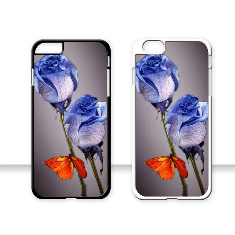 luxury butterfly blue rose cell phone case cover for xiaomi 2 3 4 5 4i