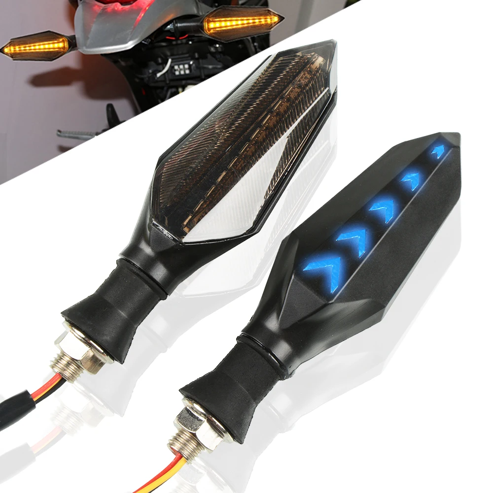 

FOR SUZUKI GSX1400 GSX1400 GSX650F HAYABUSA/GSXR1300 SV1000/S Motorcycle LED Flexible Turn Signal Indicator Amber Light