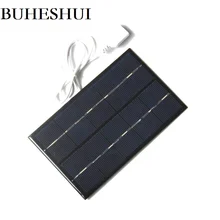 BUHESHUI 5V 2W Solar Cell Mini Solar Panel Charger Solar Battery Charger For 3.7V LED Light 88*142MM Free Shipping