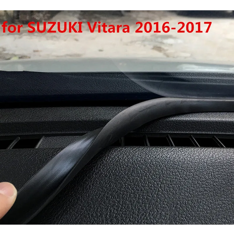 1 шт. для SUZUKI Vitara- приборная консоль уплотнительная полоса Переднее стекло звукоизоляция Резиновая полоса зазор