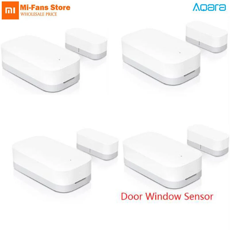 

bulk sale Updated Version Xiaomi Aqara Smart Window Door Sensor ZigBee Wireless Connection Security Equipment MiHome APP Con D5#