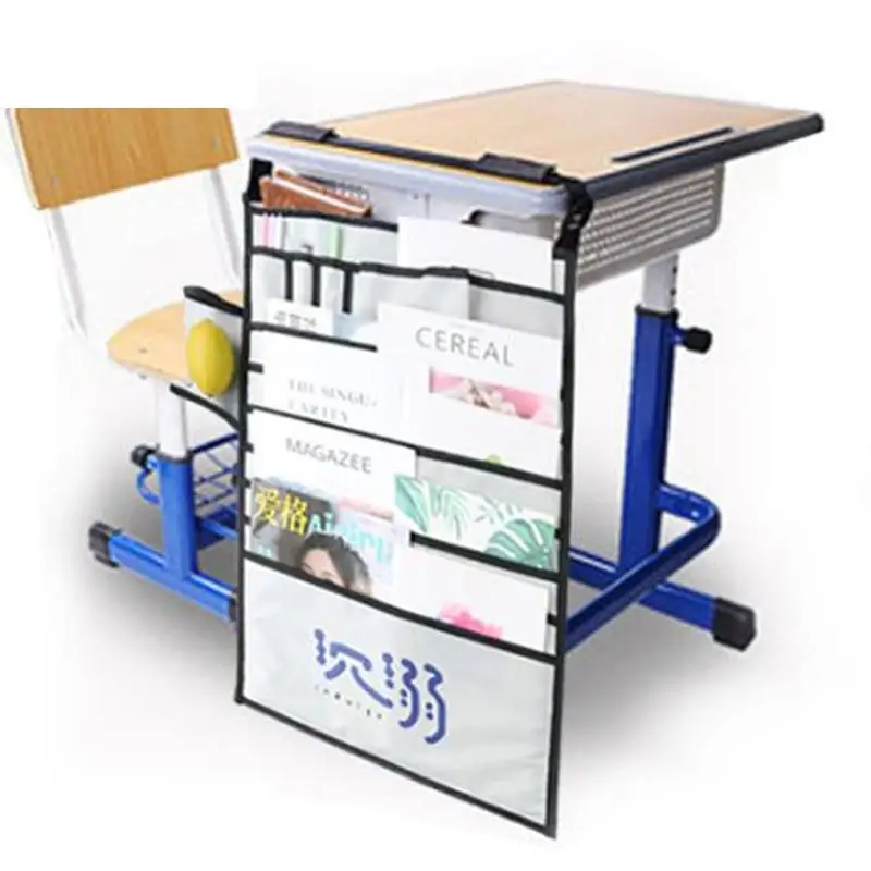 

Multifunctional Desk Stationery Holder Student Book Hanging Bag Book Collection Bookstand Storage Bag