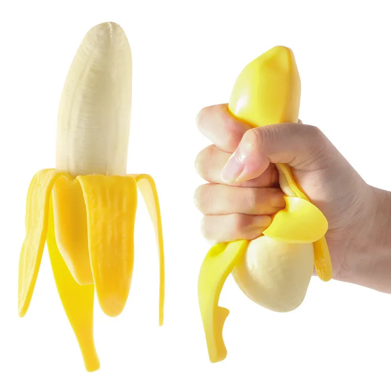 16 см банановый Squishy игрушки выжать Антистресс игрушка новизны, игрушка для снятия стресса, сброса давления для фокусов декомпрессии забавные игрушки