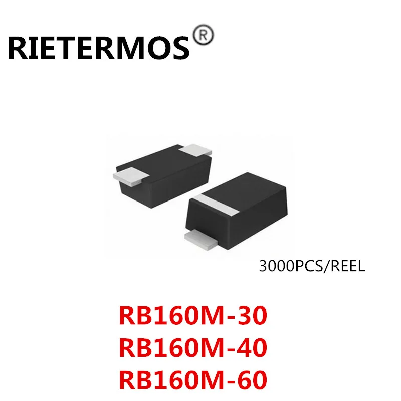 3000 шт RB160M-30 RB160M-40 RB160M-60 RB160M SOD-123 Сделано в Китае