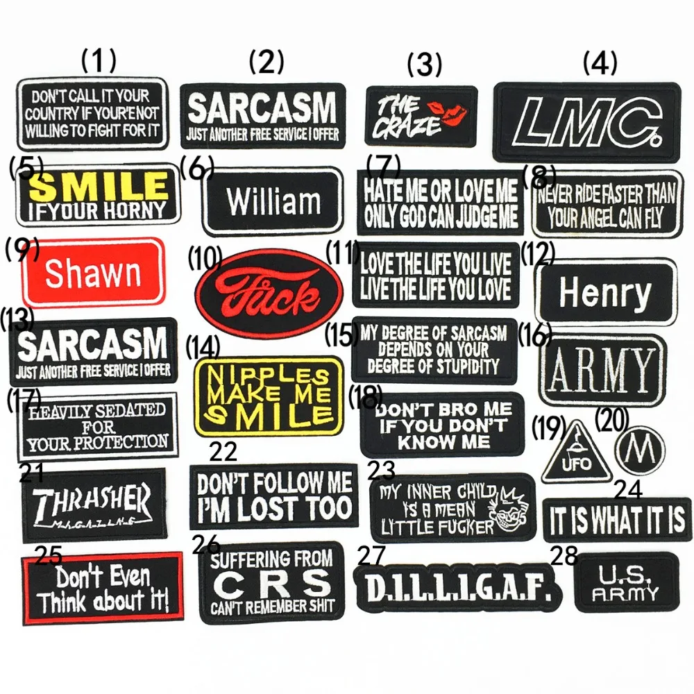 100 pcs Number Square Letters Fabric Patch Embroidery Iron on Patches For Clothing DIY Decoration Clothes Stickers Applique Badg | Дом и сад