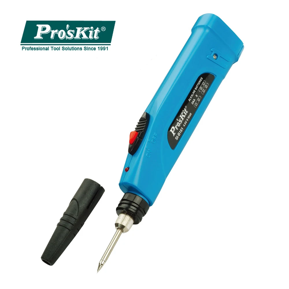 Pro'skit SI-B161 9 Вт 4,5 в многофункциональный электронный сварочный аккумулятор паяльник электрическая ручка припой олово мини сварочные инструменты