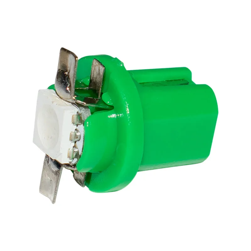 10 шт. высокое качество T5 B8.5D 8.5D B8.5 1 светодиодный 5050 SMD Приборная панель автомобиля