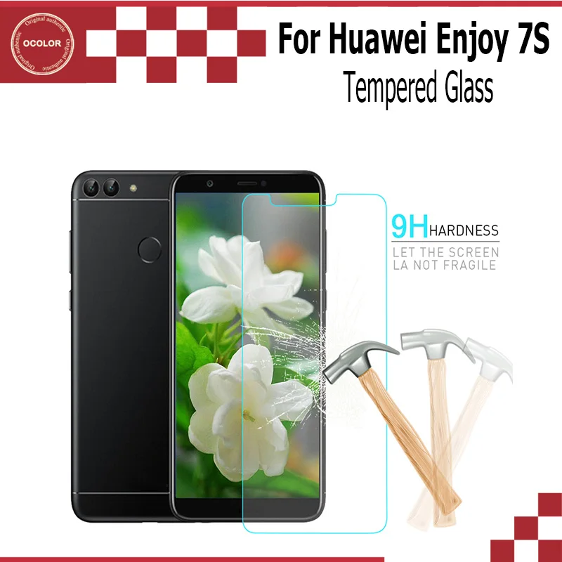 Ocolor для Huawei Enjoy 7 S пленка из закаленного стекла 5 65 &quotУльтра-тонкое Переднее