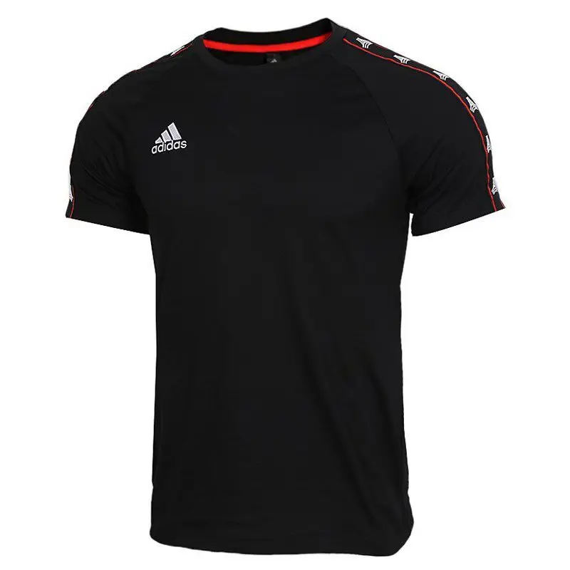 Новинка оригинальный ленточный тройник Adidas TAN для мужчин футболки с коротким