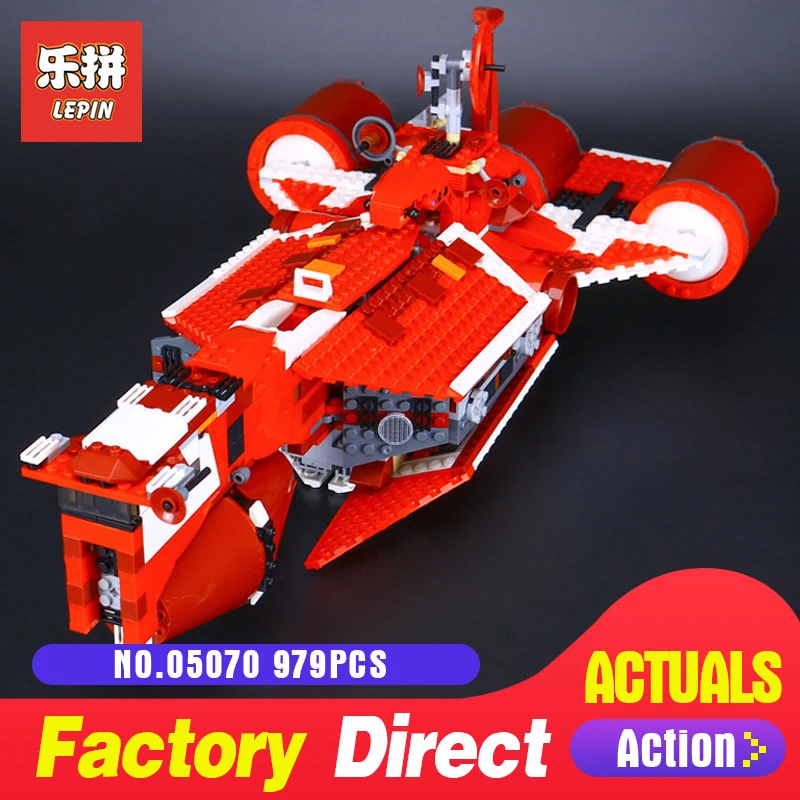 

Star 963Pcs Lepin 05070 Series Republic Cruiser Set Genuine LegoINGlys Educational Building Blocks Bricks Toys Model 7665 Wars