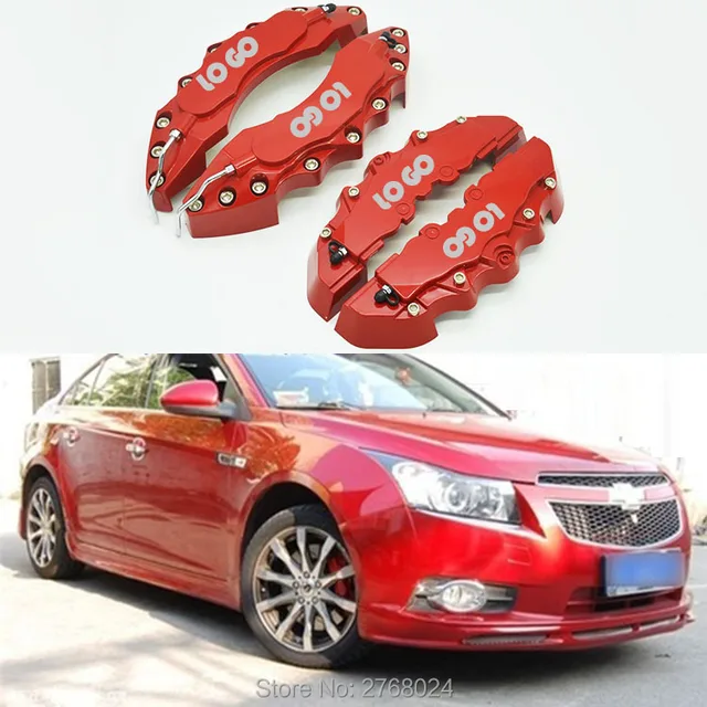 4x customize caliper cover kit for Chevrolet Car Camaro Trax Cruze Malibu XL Cavalier AVEO/Spark