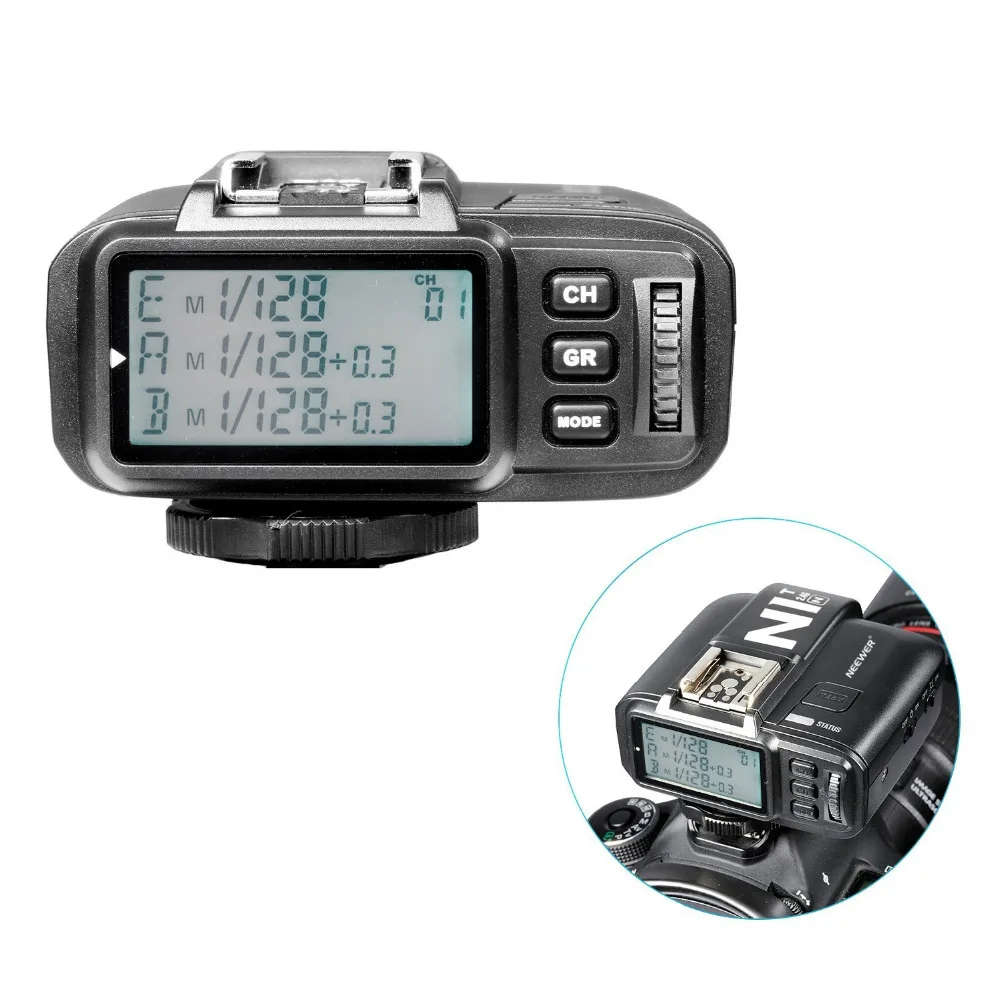 Neewer N1T N ttl 2 4G 32 канала беспроводной триггерный передатчик вспышки для Nikon DSLR/Neewer