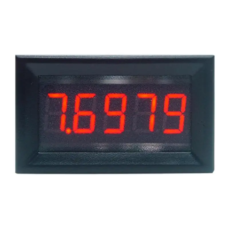 Светодиодный мини вольтметр 5 бит 0 33 000 В постоянного тока панель измеритель