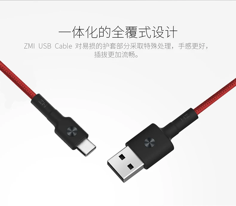 Кабель zmi usb type c, 30 см, 3 А, быстрая зарядка для samsung, huawei, xiaomi, oneplus, usb c, зарядный кабель, короткий Магнитный светодиодный, 1 м