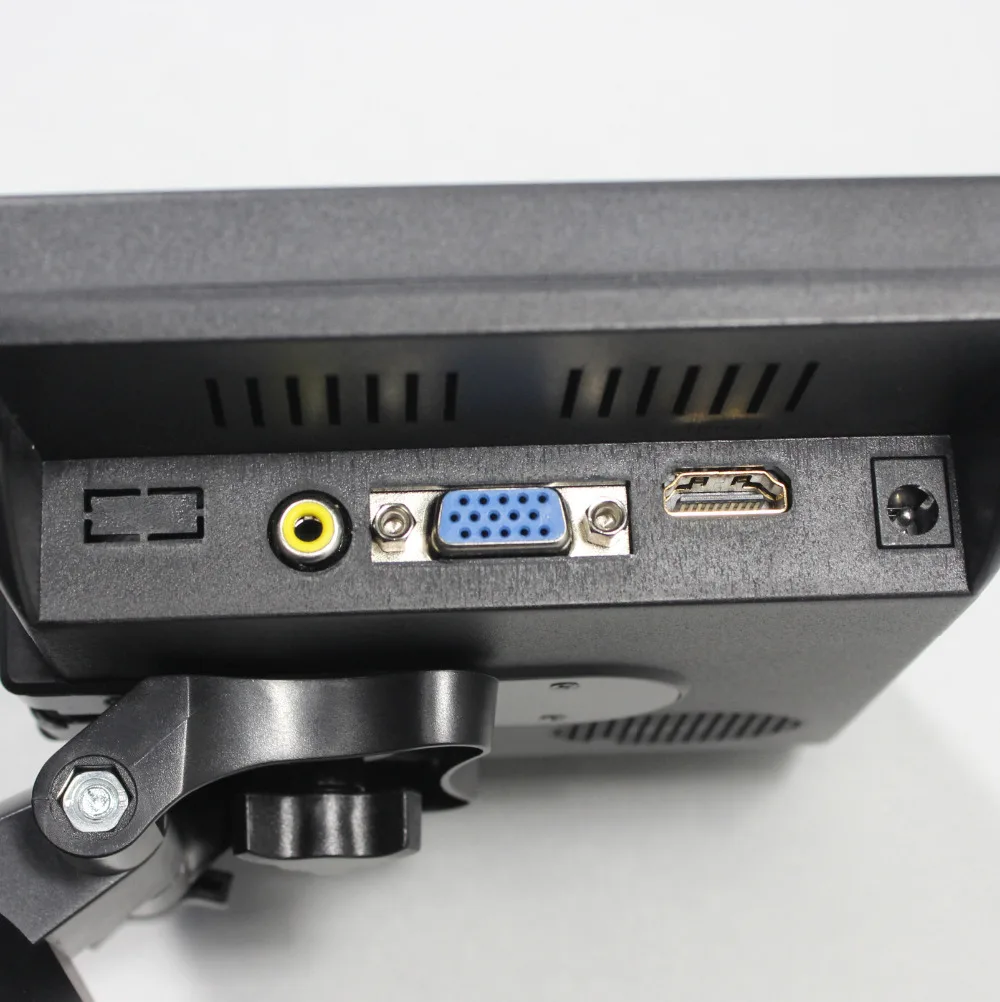 7-дюймовый ЖК-монитор 800x480 с HDMI+ VGA+ AV вход сигнала+ Европа Мощность питания для автобус и рабочий стол монитора VS-T0701ENB-V1