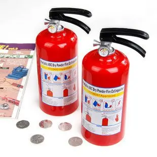 

Candice guo! Hot sale creative money box emulational fire extinguisher piggy bank birthday Christmas gift red 1pc