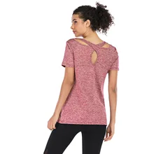 GXQIL, спортивный топ для спортзала, для женщин, сухой крой, топы для тренировок, для женщин, для бега, футболка, дышащая, для фитнеса, женская спортивная рубашка, Новинка