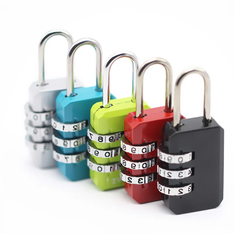 3 набора цифр Комбинации паролем путешествия защиты безопасности шкафчик