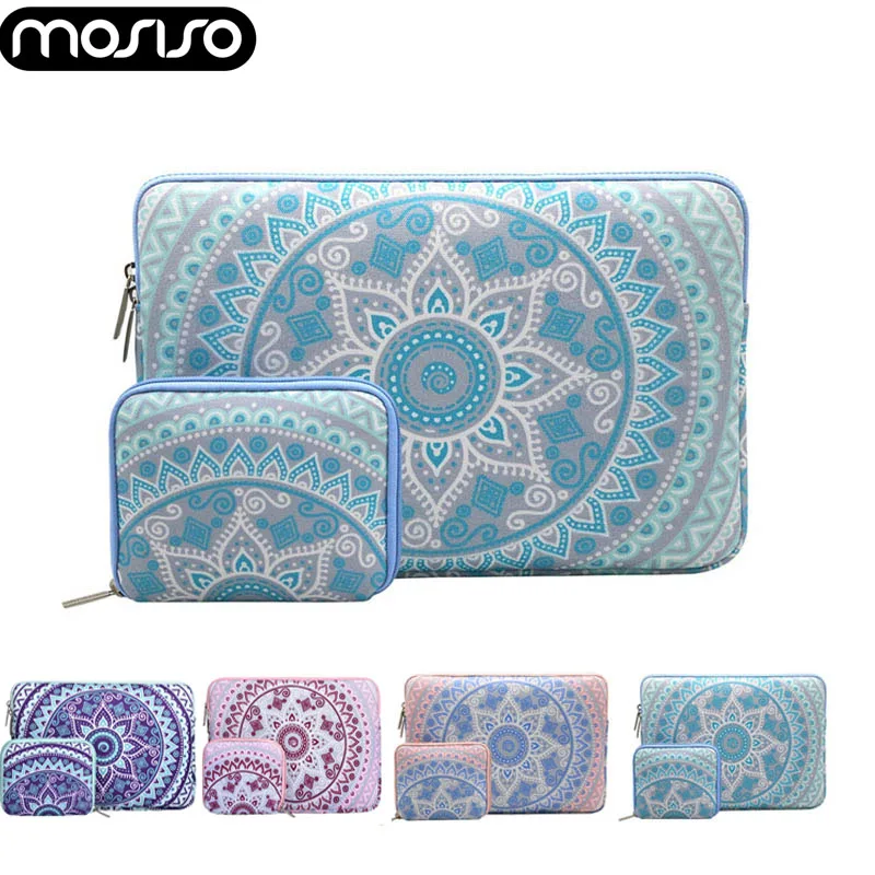 MOSISO 2020 Canvas Laptop Sleeve Case for Notebook 11.6 12 13.3 15