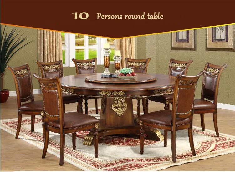 Современный стиль Итальянский обеденный стол, твердой древесины итальянский стиль роскошный обеденный стол набор 1085