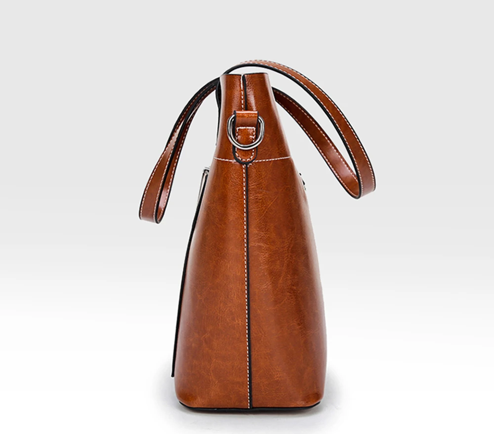 

New Leather Tote Bag Woman Handbags Designer Large Capacity Shoulder s Lady Purses Crossbody Bolsas