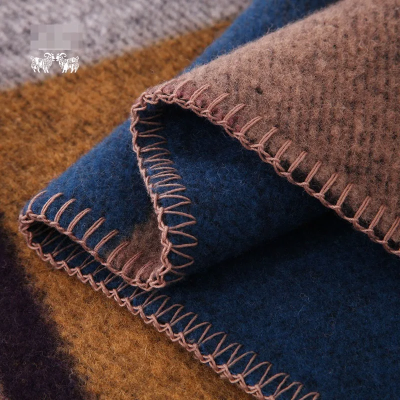 Шерсть австралийского мериноса одеяла зимний теплый плед 200x240 см
