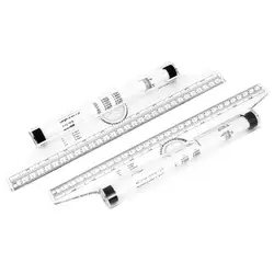 Художественный инструмент для рисования квадраты угловая параллельная линия Линейка-рейсшина 30 см 2 шт