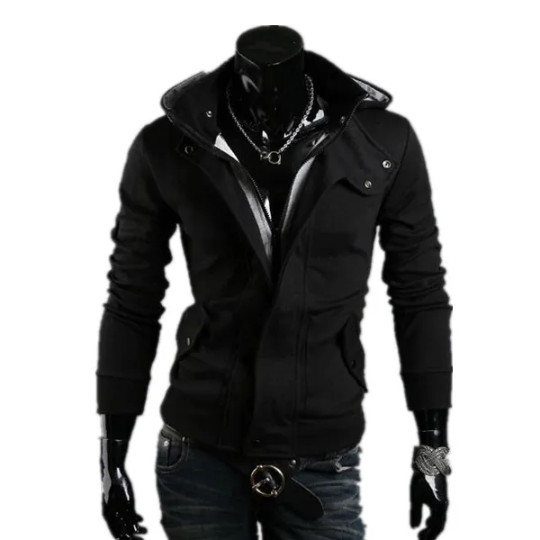 2015 Hot Mens tracksuit Casual Collar Cap Men Hoodies Felpe Moleton Masculino Felpa Uomo Hoddies Sweat Homme Sweatshirts