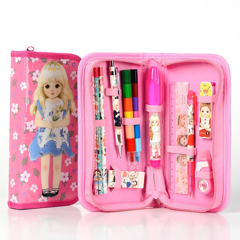 

Pencil Case FOR Girl Estuche Escolar School Supplies Kalemlik Pencilcase Box Stylo Cute Astuccio Cartuchera Para Lapices Big